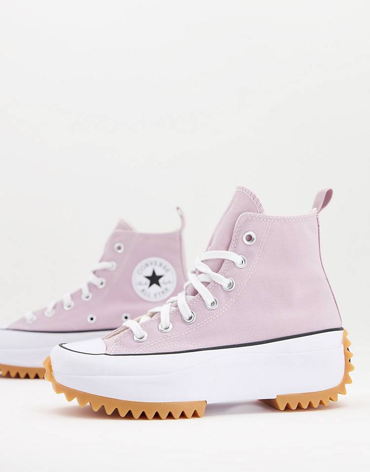 Converse Run Star Hike Hi sneakers in pink